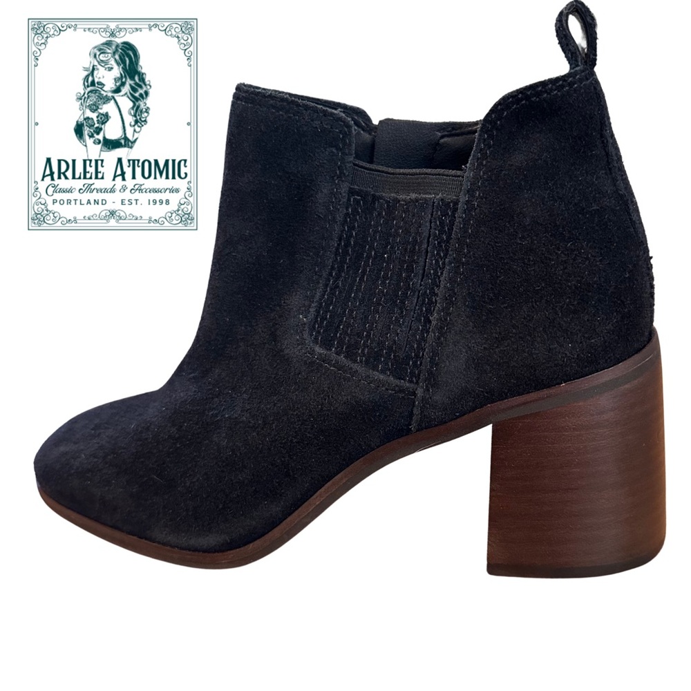 Lucky Brand from Nordstrom block Heel Suede ankle booties